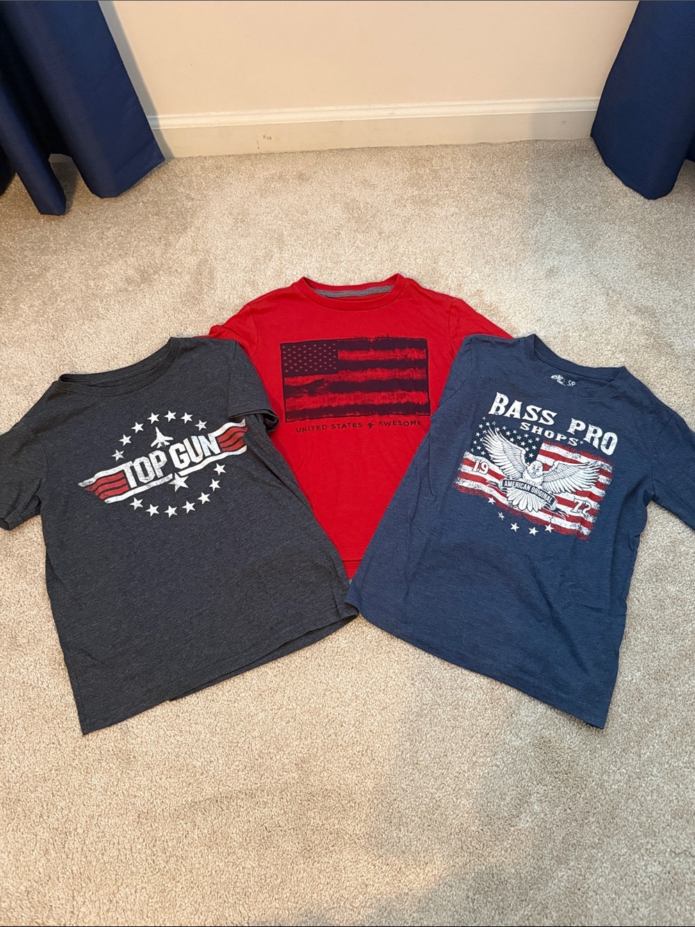Bass Pro Shops Boys Navy Graphic Eagle Tee
